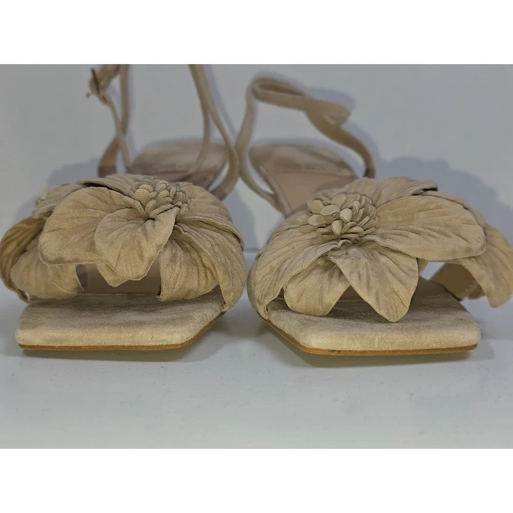 New Womens Jeffrey Campbell Honolulu Essence Suade Kitten Heels Size 8